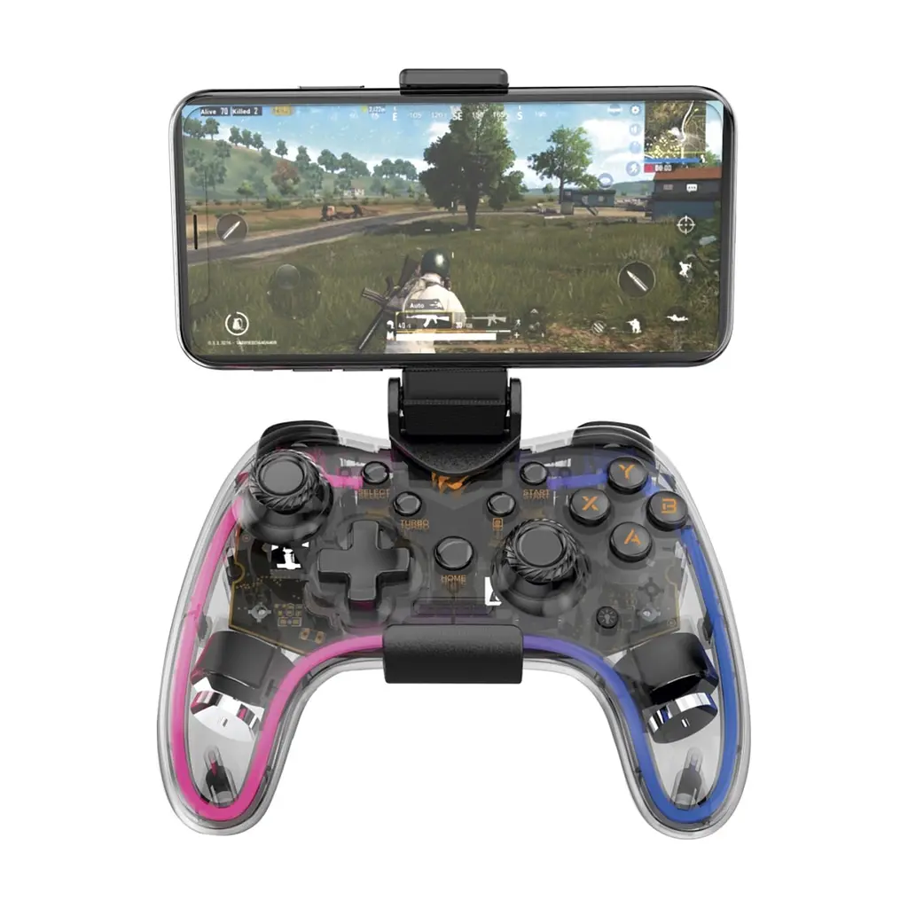 Геймпад Havit HV-G180BT RGB Transparent (HV-G180BT)