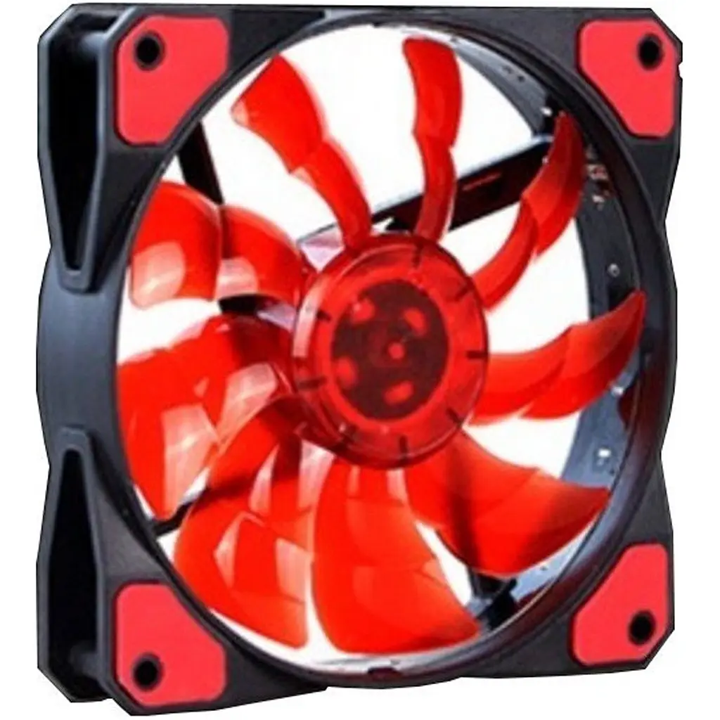 Корпусний вентилятор Cooling Baby 12025BRL Red [167990] - фото 3