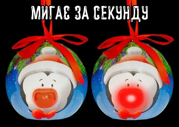 Украшение декоративное House of Seasons Шар LED голубое 8 см (1045462) - фото 2