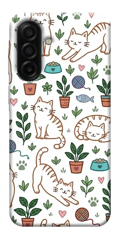 TPU чохол Demsky Cats pattern для Samsung Galaxy A17 5G/4G