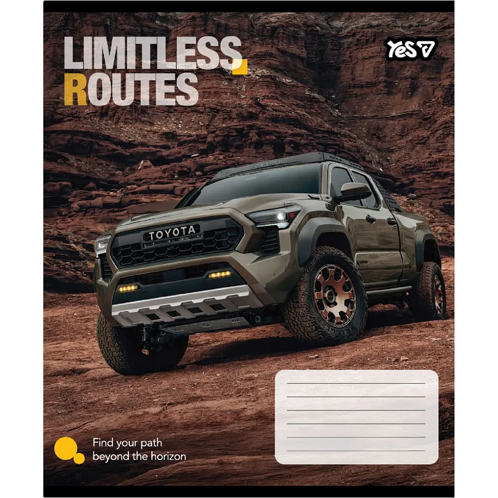 Зошит шкільний Yes Limitless routes А5 24 аркушів лінія 20 шт. (769037) - фото 6