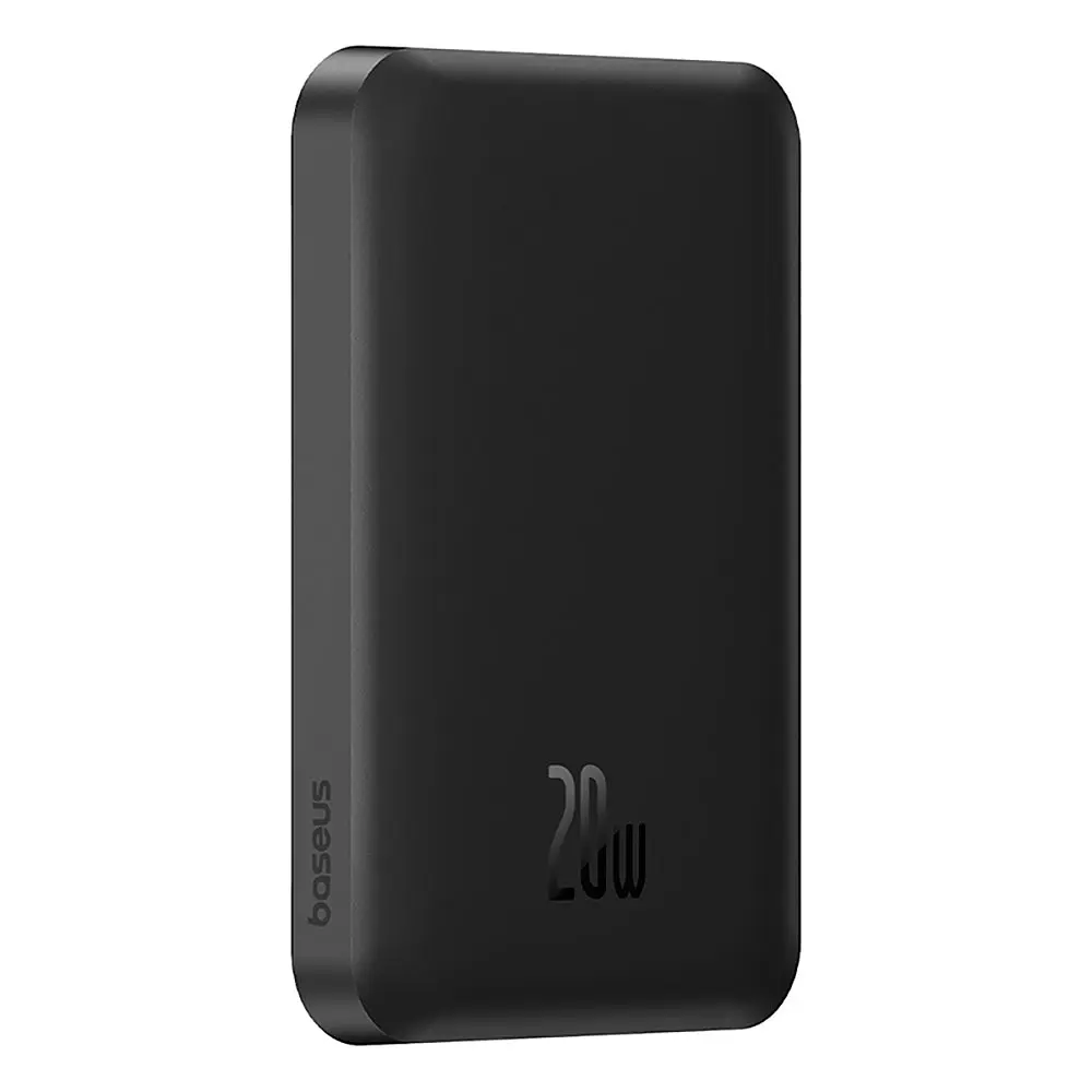 Зовнішній акумулятор Baseus Magnetic Mini Wireless Fast Charge Power Bank 5000mAh 20W Cluster Black（With Simple Series Charging Cable Type-C to Type-C (P10022107113-00) - фото 4