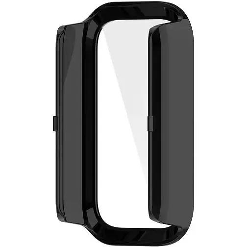 Чехол-накладка DK для Xiaomi Redmi Smart Band 3 Пластик Gloss Glass Full Cover (018832) (black) - фото 2