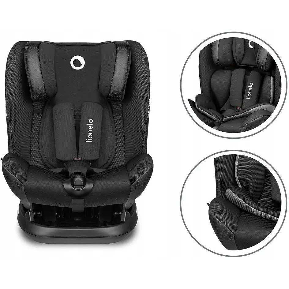 Автокрісло Lionelo Oliver 9-36 кг Isofix Black - фото 5