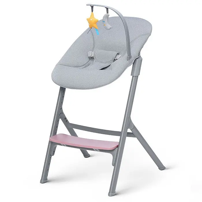 Стульчик для кормления Kinderkraft Livy Calmee Aster Pink с шезлонгом (5902533919635) - фото 6