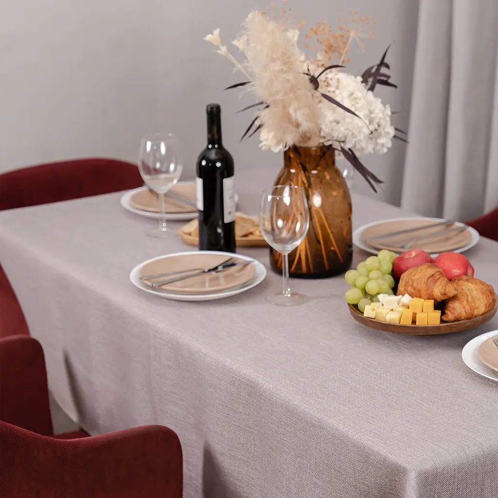 Скатерть Sonex Jordan 120х140 см серая (SO102563) - фото 5