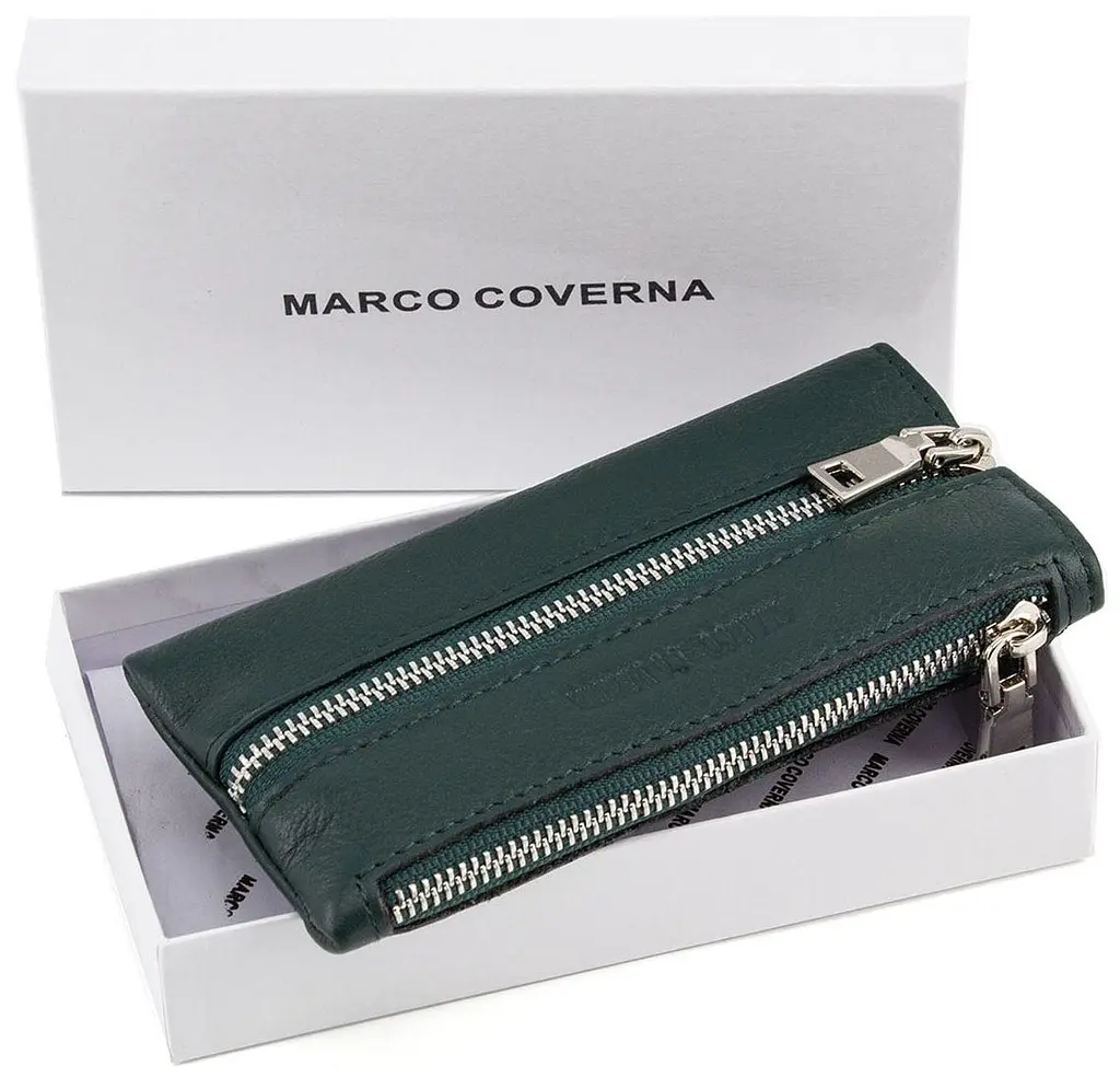 Кожаная ключница Marco Coverna 13.5х7х1.5 см acs0026380 - фото 5