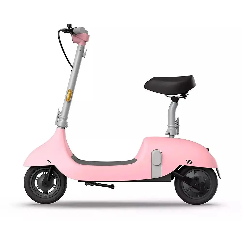 Електросамокат OKAI Ceetle PRO EA10C міський із сидінням складаний 900W батарея 10.4Ah пробіг до 55 км NFC App до 100 кг Pink - фото 3