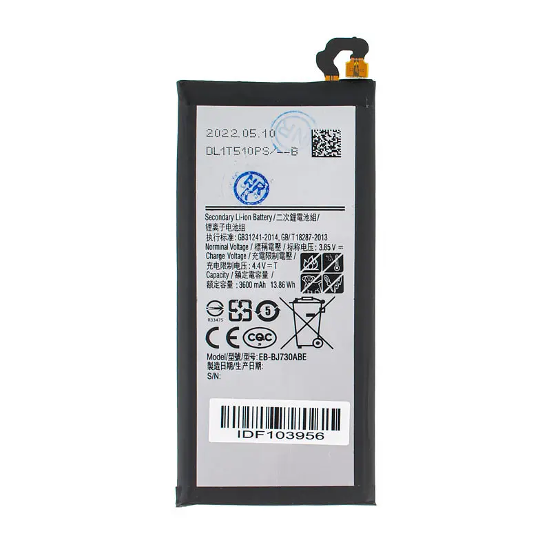 Акумулятор (батарея) для смартфона (телефону) Samsung Galaxy J7 SM-J730 (3600mAh)(EB-BJ730ABE)(China) - фото 3