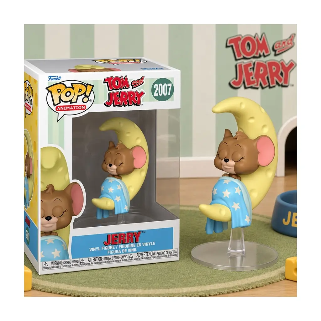 Фігурка Funko Pop серії Том і Джеррі S4 - Джеррі на сирному місяці (86281) - фото 3