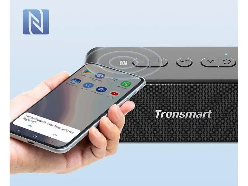 Портативна колонка Tronsmart T2 Plus Upgraded Black (1019754) - фото 5
