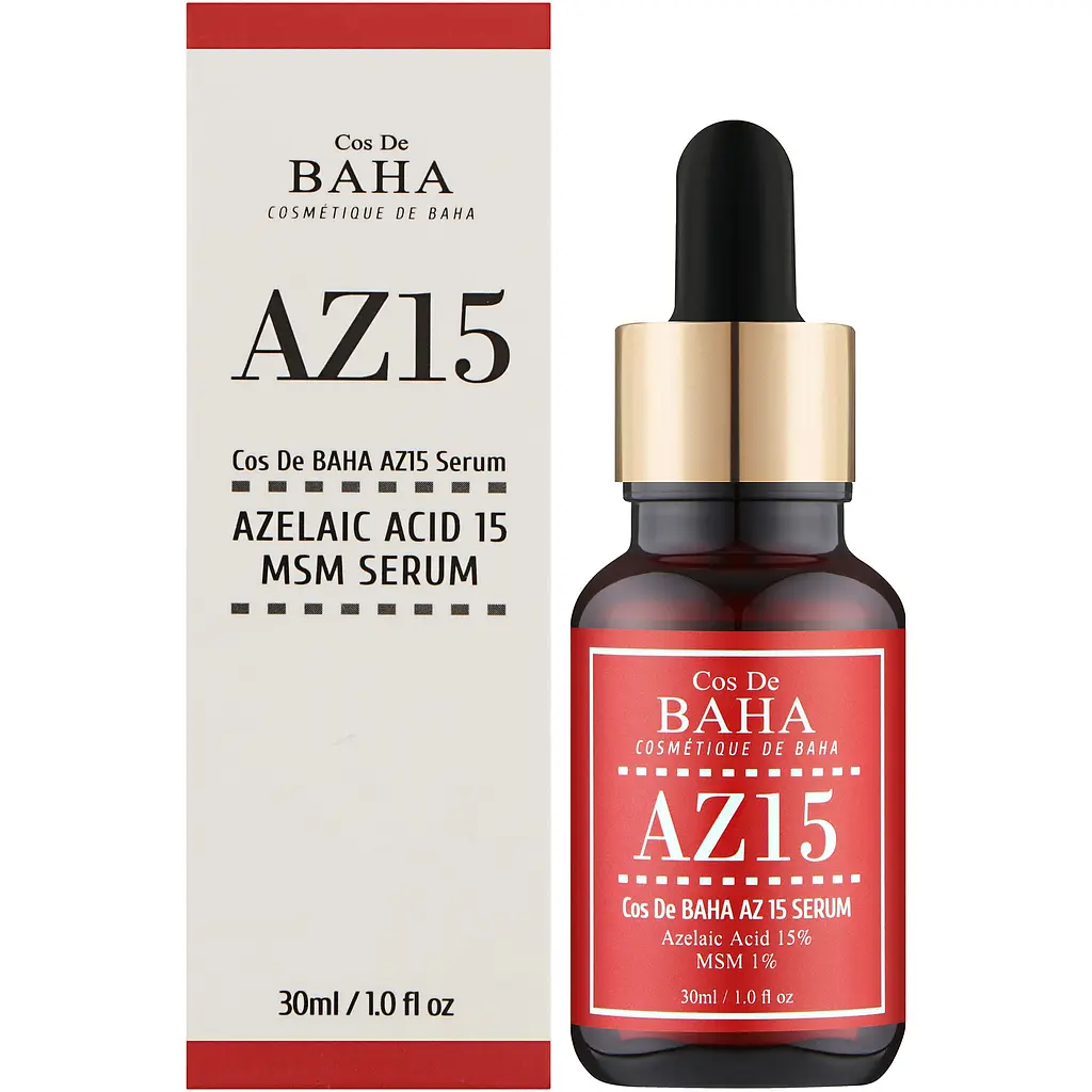 Сироватка для обличчя з азелеїновою кислотою 15% Cos De BAHA AZ15 Serum - фото 2