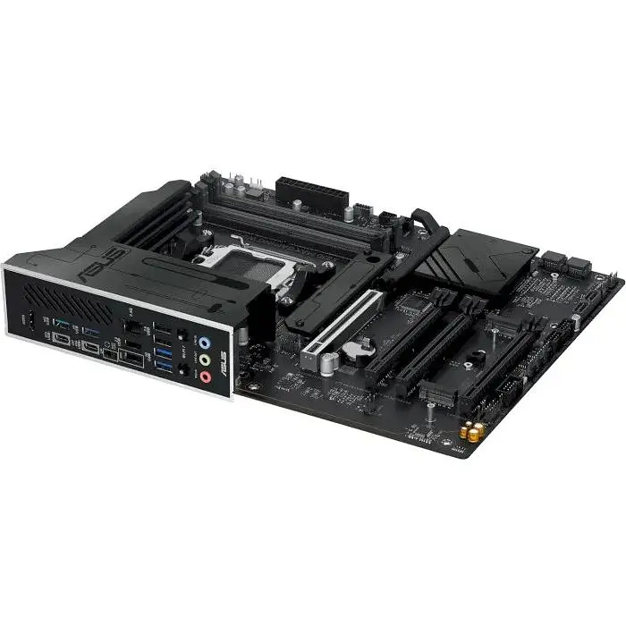 Материнська плата Asus AM5 X870 MAX Gaming WIFI7, X870, 4xDDR5, Int.Video (CPU), 4xSATA3, 3xM.2, 1xPCI-E 5.0 x16, 2xPCI-E 4.0 x16, 1xPCI-E 3.0 x16, Realtek 7.1, Realtek 2.5Gb, WiFi 7, Bluetooth 5.4, HDMI/2xType-C, ATX - фото 6