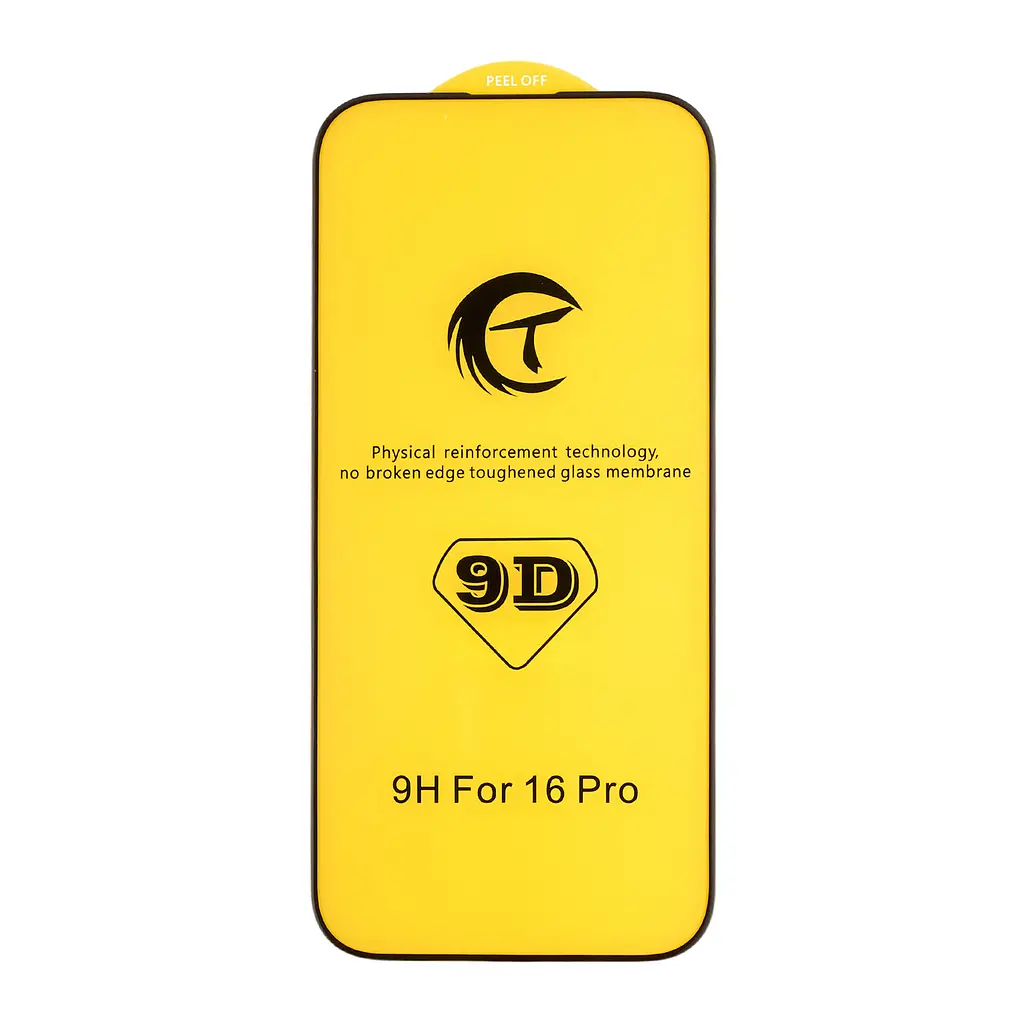 Захисне скло Tempered 5D iPhone 16 Pro/17/18 Black