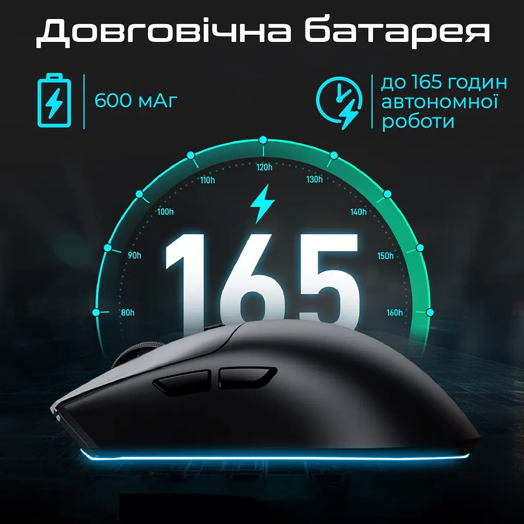 Миша RAWM SA-MH01Pro Black [155918] - фото 4