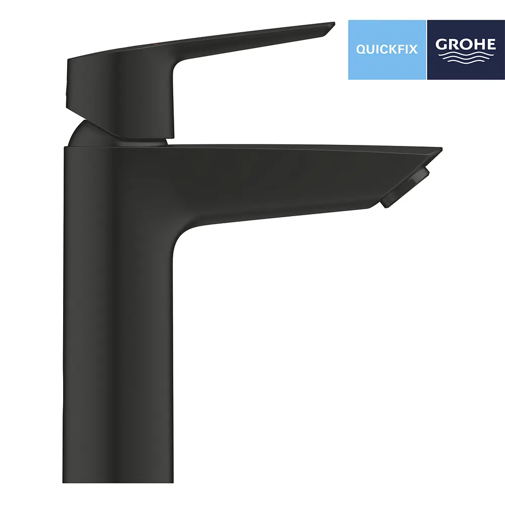 Смеситель для раковины Grohe QuickFix Start M-Size 235752432, Черный матовый - фото 3
