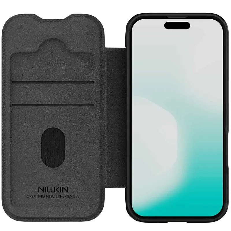 Шкіряний чохол-книжка Nillkin Qin Pro Camshield для Apple iPhone 17 Air 6.5" Black - фото 4