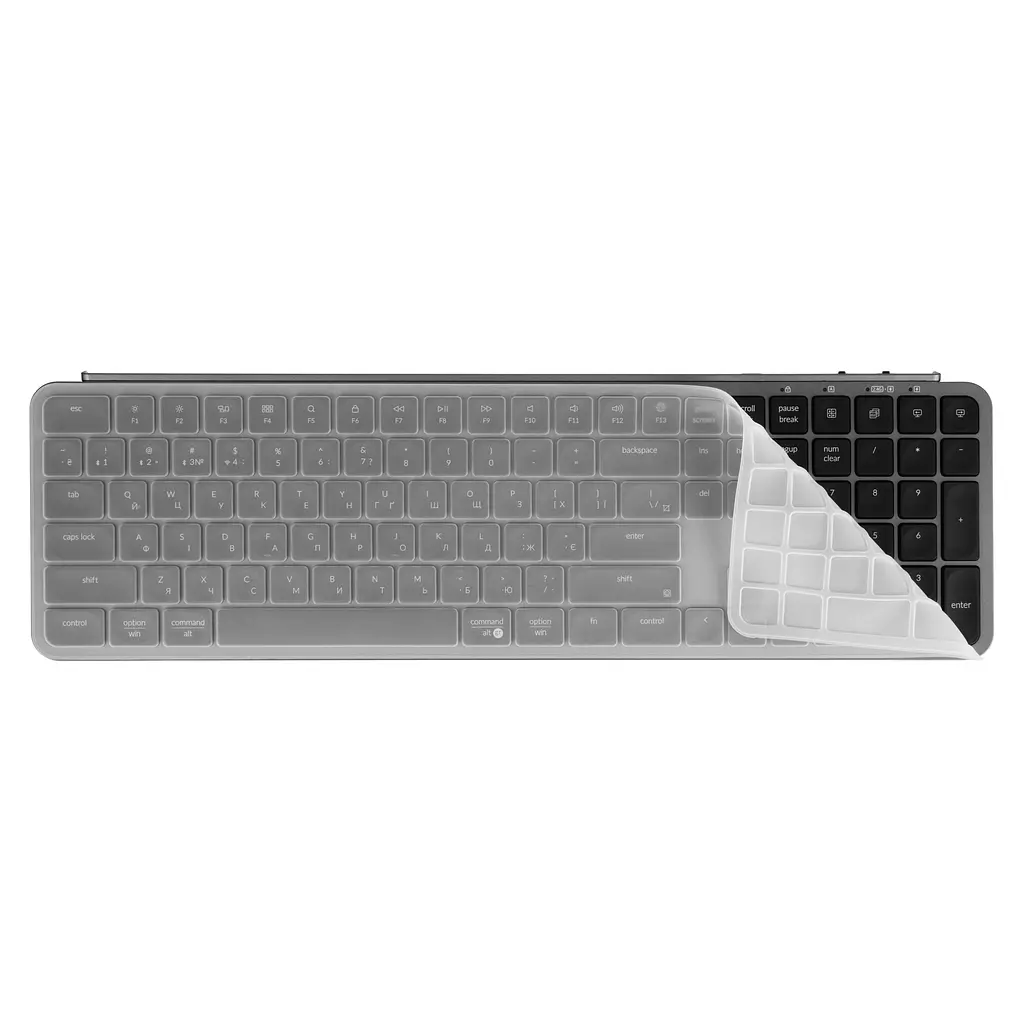 Клавіатура мембрана B6 Pro, USB/WL/BT, space gray Keychron teh0013855 - фото 8