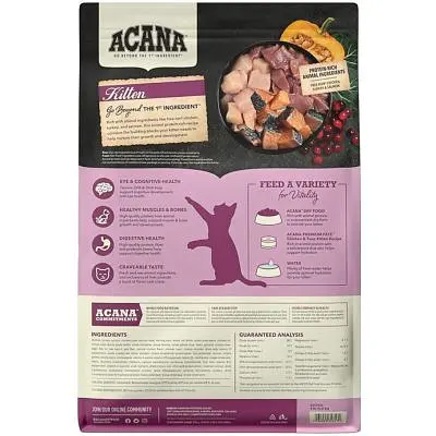 Сухий корм для кішок Acana Highest Protein Kitten Recipe 1.8 кг (0064992723255) - фото 3