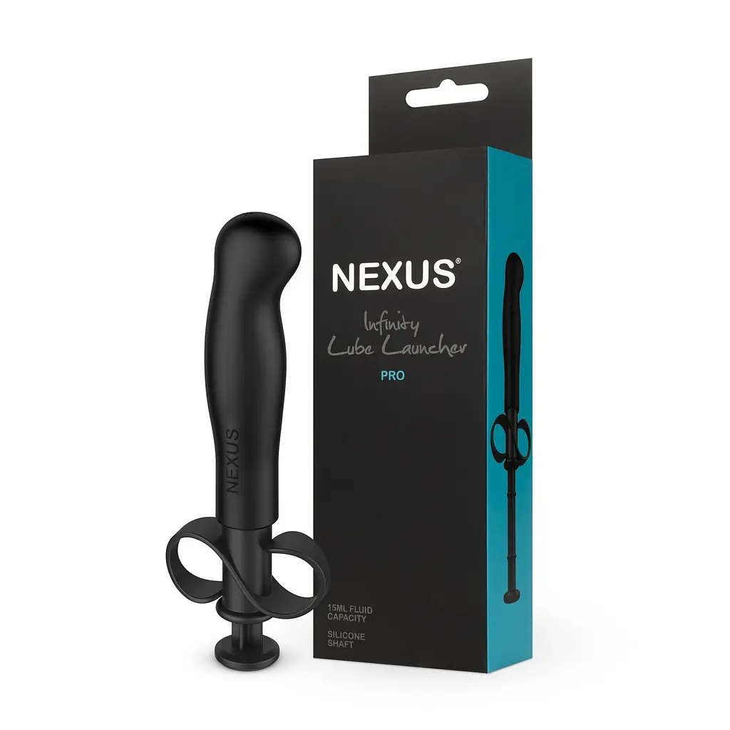 Шприц для лубриканта Nexus Infinity Lube Launcher Pro 17 см чорний - фото 6