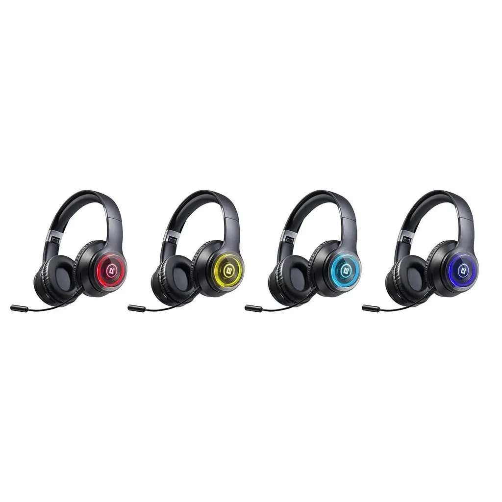 Гарнітура Defender FreeMotion B400 Bluetooth+3,5мм, гнучкий мікрофон, LED, Чорний - фото 10