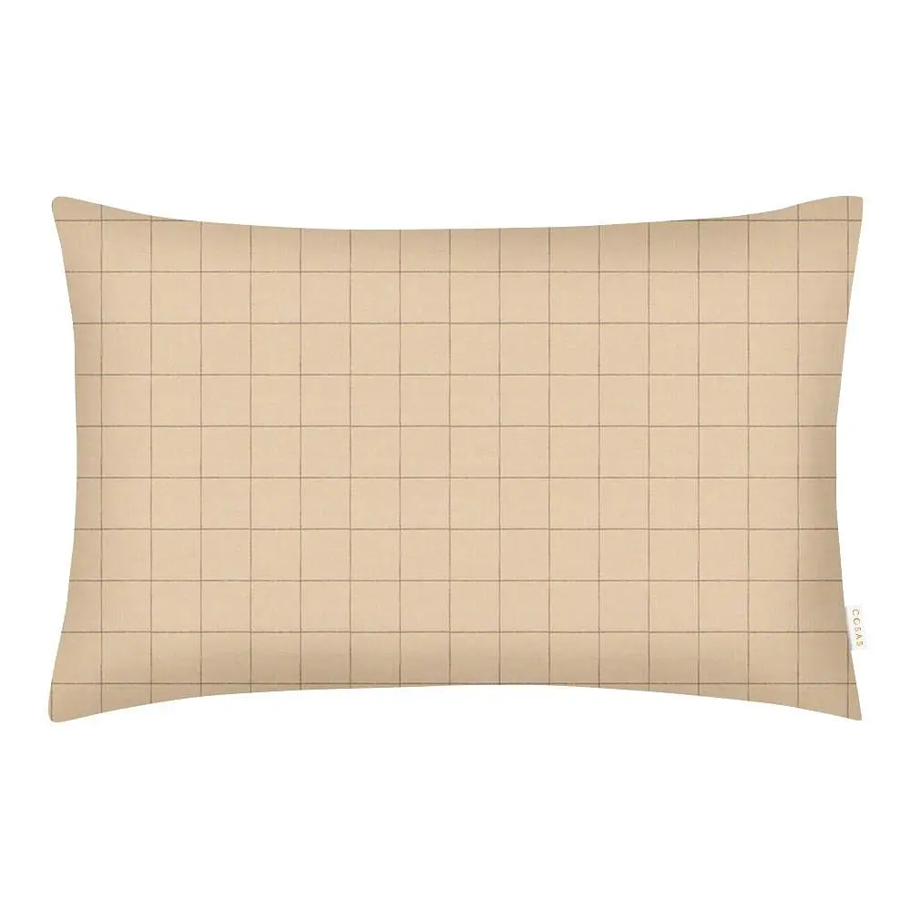 Набір наволочок Cosas Beige geometry 50х70 см бежевий (SetPillow_CellAshbeige_50х70) - фото 2