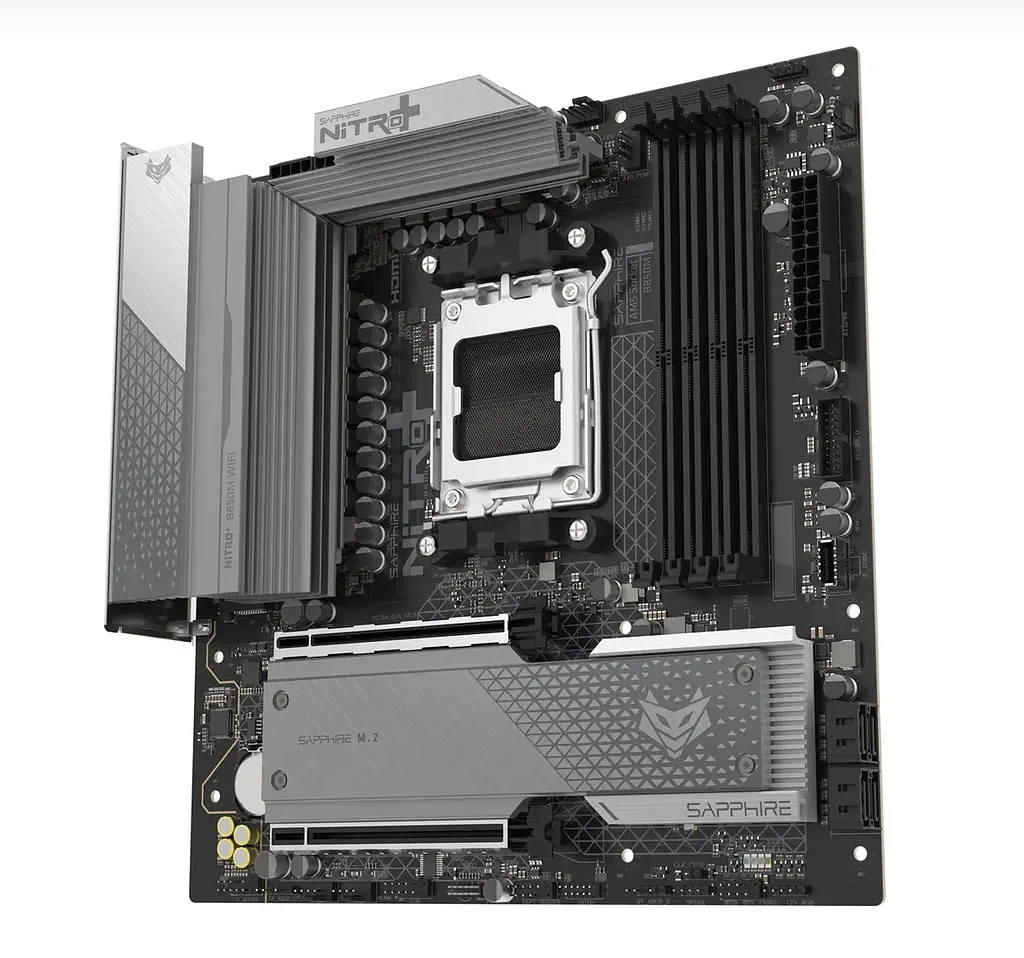 Материнская плата Sapphire NITRO+ B850M WIFI (52123-01) - фото 4