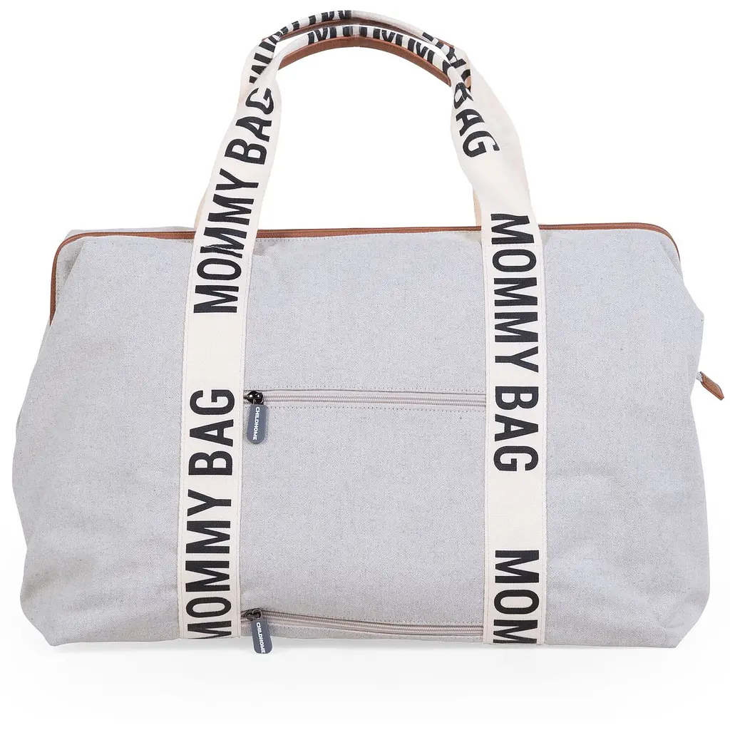 Сумка Childhome Mommy bag Signature - Canvas White, біла (CWMBBSCOW) - фото 7