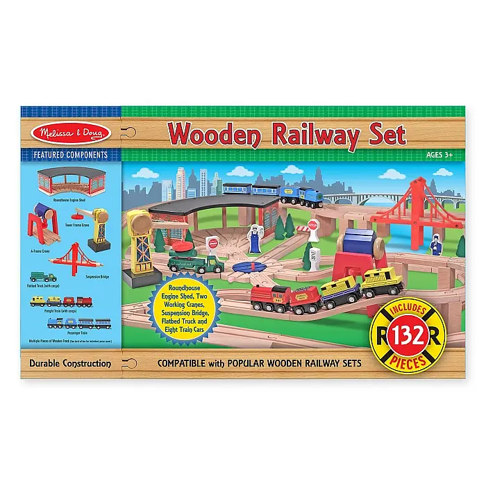 Дерев'яна дитяча залізниця Melissa&Doug (MD701) - фото 5