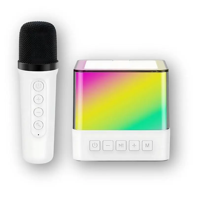 Міні-дитяче караоке з RGB-підсвіткою K18 ∙ Bluetooth-колонка K18 з 2 мікрофонами - фото 2
