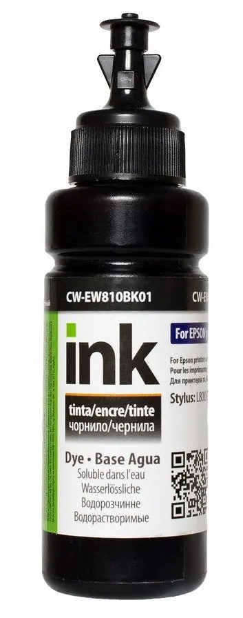 Чернила ColorWay Epson L-800/810/850 100мл Black EW810BK