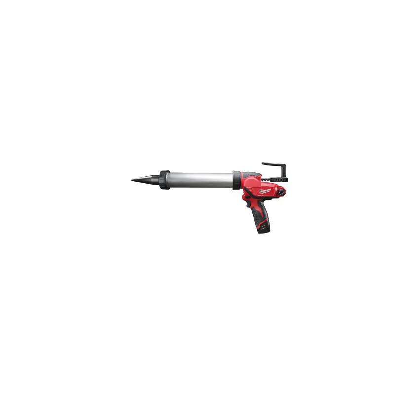 Пістолет для герметиків акумуляторний MILWAUKEE, M12 PCG/400A-201B, 400мл (зарядний пристрій, 1 акумулятор М12 В2 2Ач, алюмінієв - фото 2
