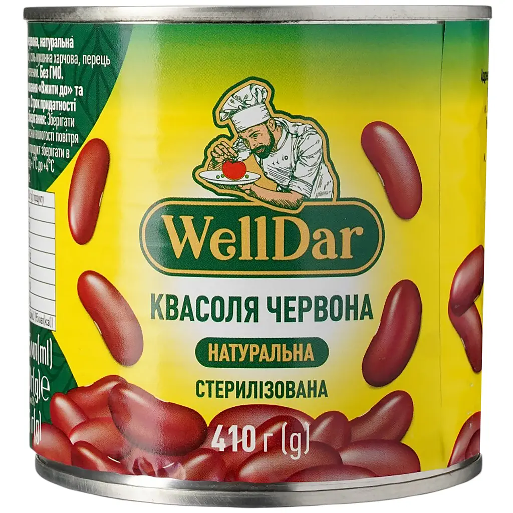 Уцінка. Квасоля червона WellDar натуральна стерилізована 410 г (915782)  - фото 4