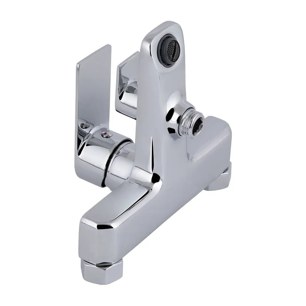 Змішувач для ванни Qtap Aries (з душовим гарнітуром) QTARI259CRM45559 Chrome - фото 4