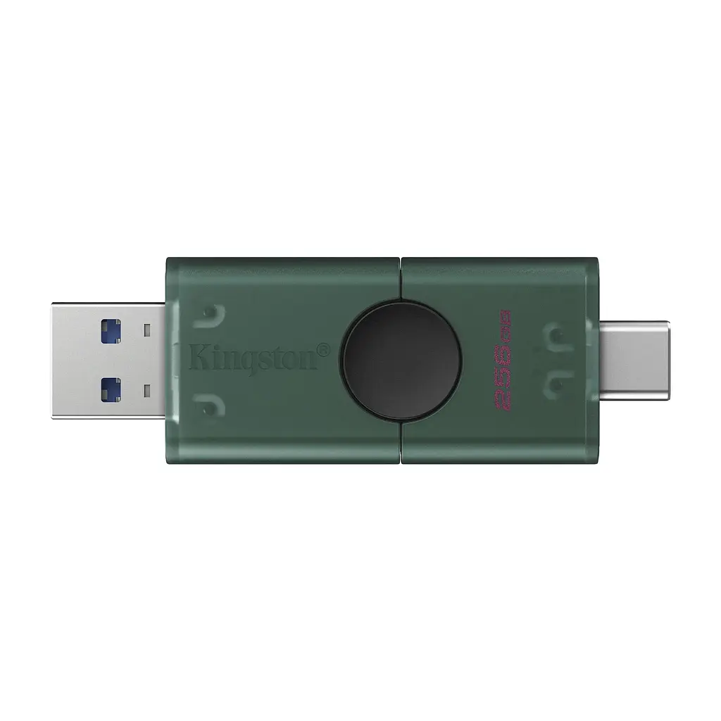 Накопитель 256GB USB 3.2 Type-A+Type-C DT DuoG2 Kingston teh0013400 - фото 2