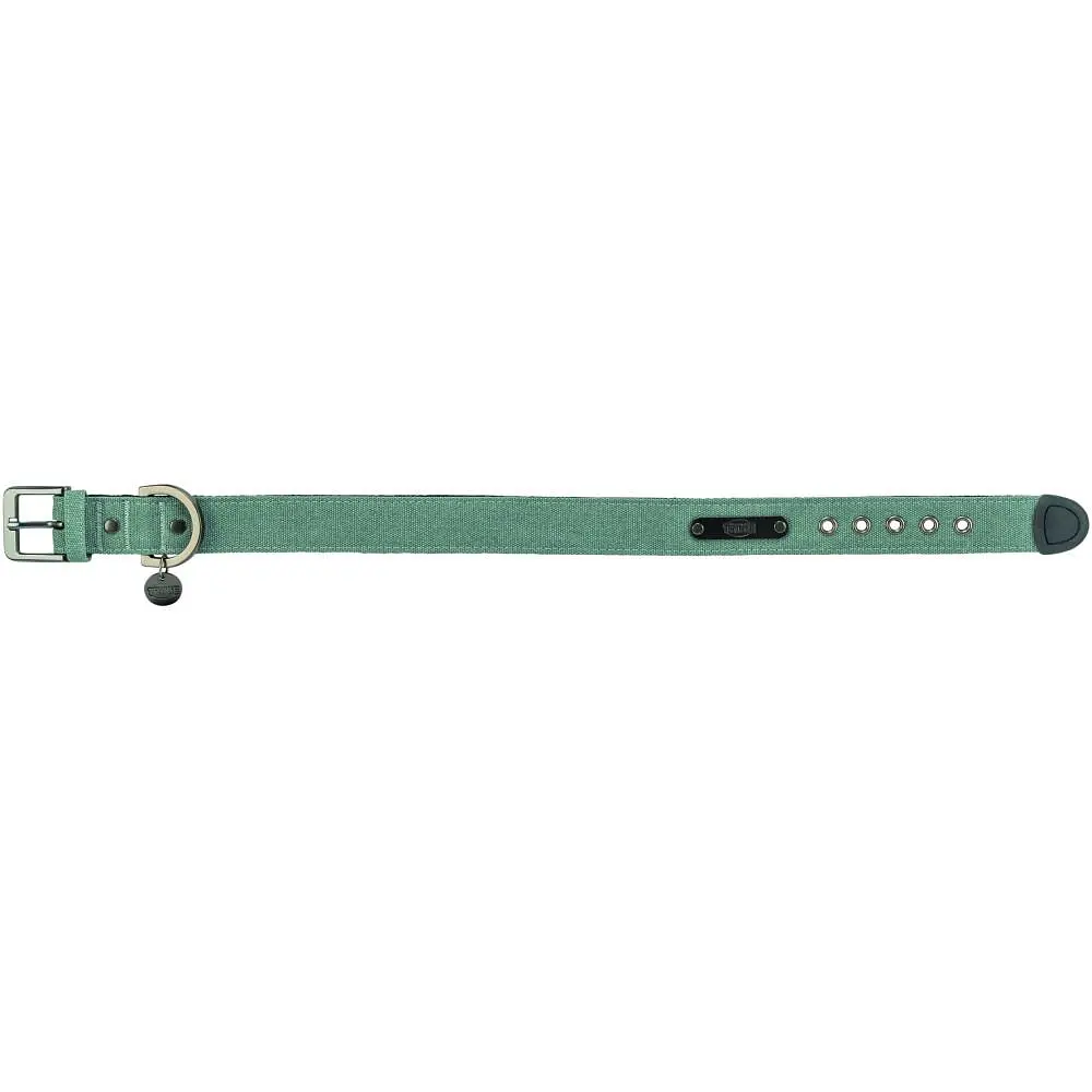 Нашийник для собак Trixie CityStyle екстраширокий хлопок L 45-52 см 30 мм світло-зелений - фото 3