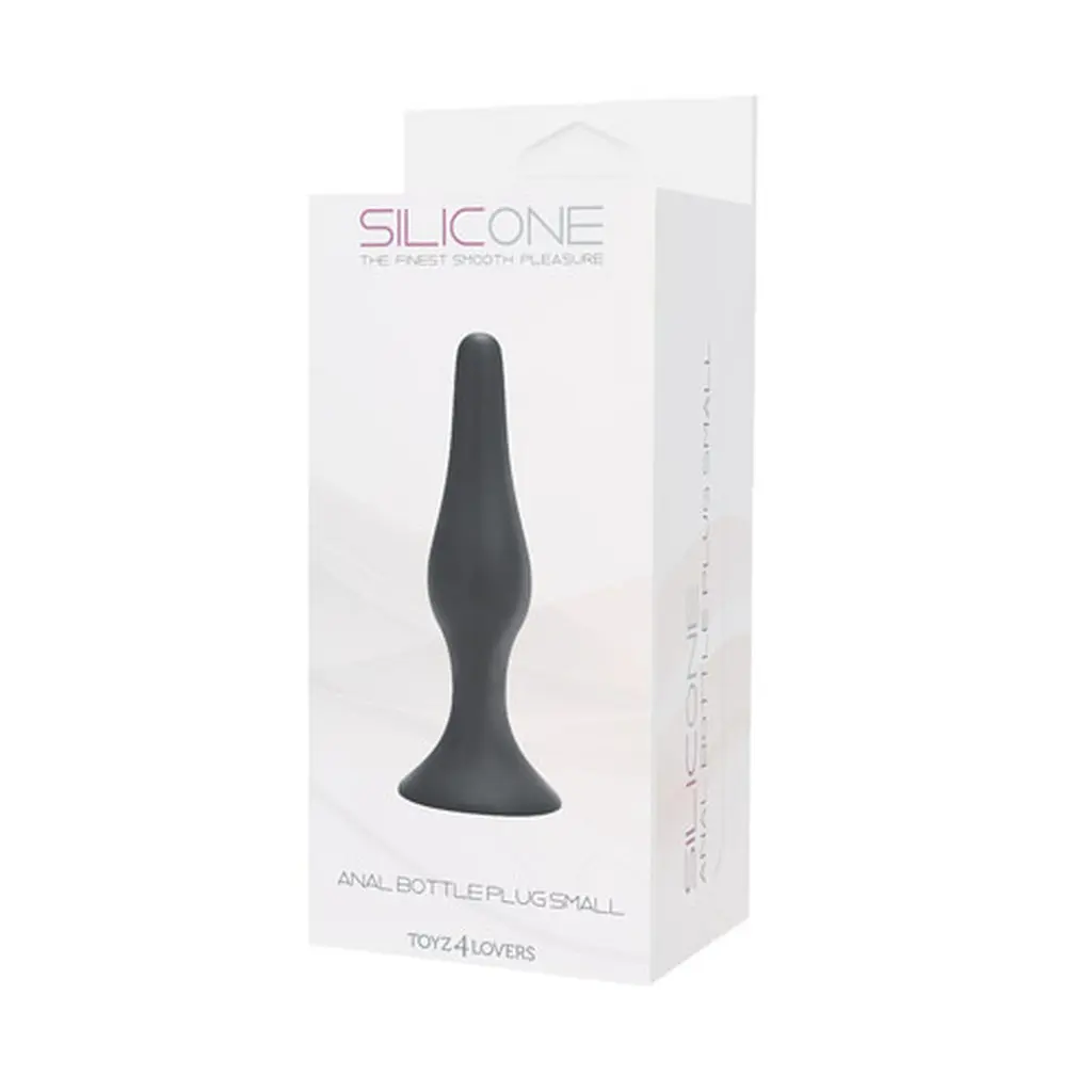 Анальна пробка Toyz4lovers Bottle Plug S, 10 см (чорний) - фото 2