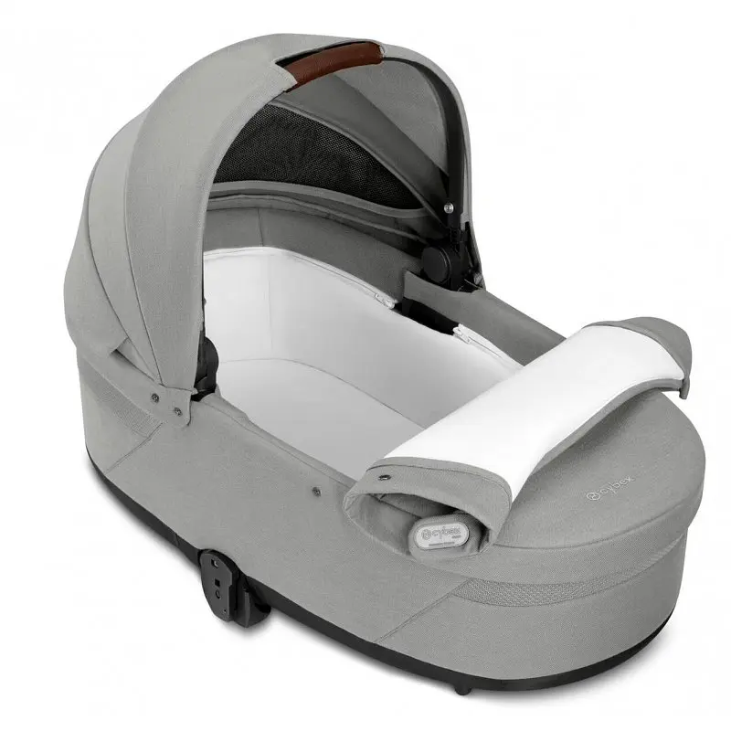 Коляска Cybex Balios 3 в 1 Stone Grey автокрісло Cloud T i-Size Mirage Grey + адаптори - фото 8