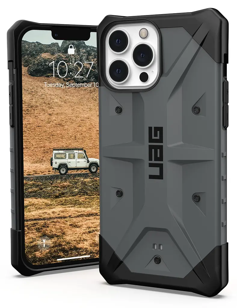 Оригінальний протиударний чохол UAG Pathfinder для iPhone 13 Pro Silver (113157113333) - фото 9