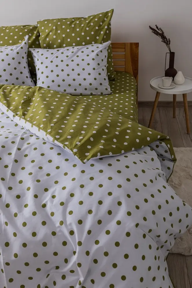 Постельное белье полуторное ТЕП Olive Dots 2-00881-25058 150х215 см - фото 3