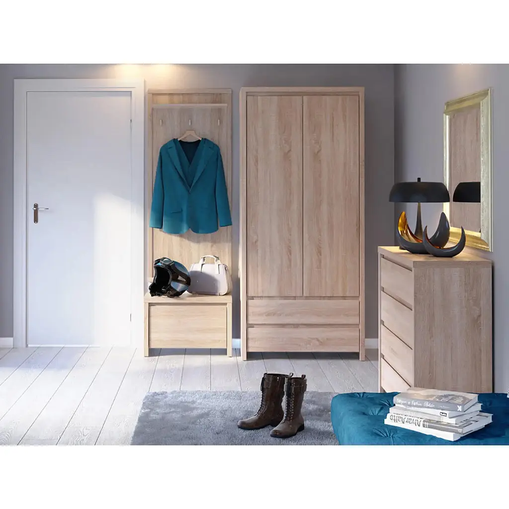 Вешалка настенная ВМК Каспиан WIE/60 Дуб сонома (GRB-1737) - фото 3