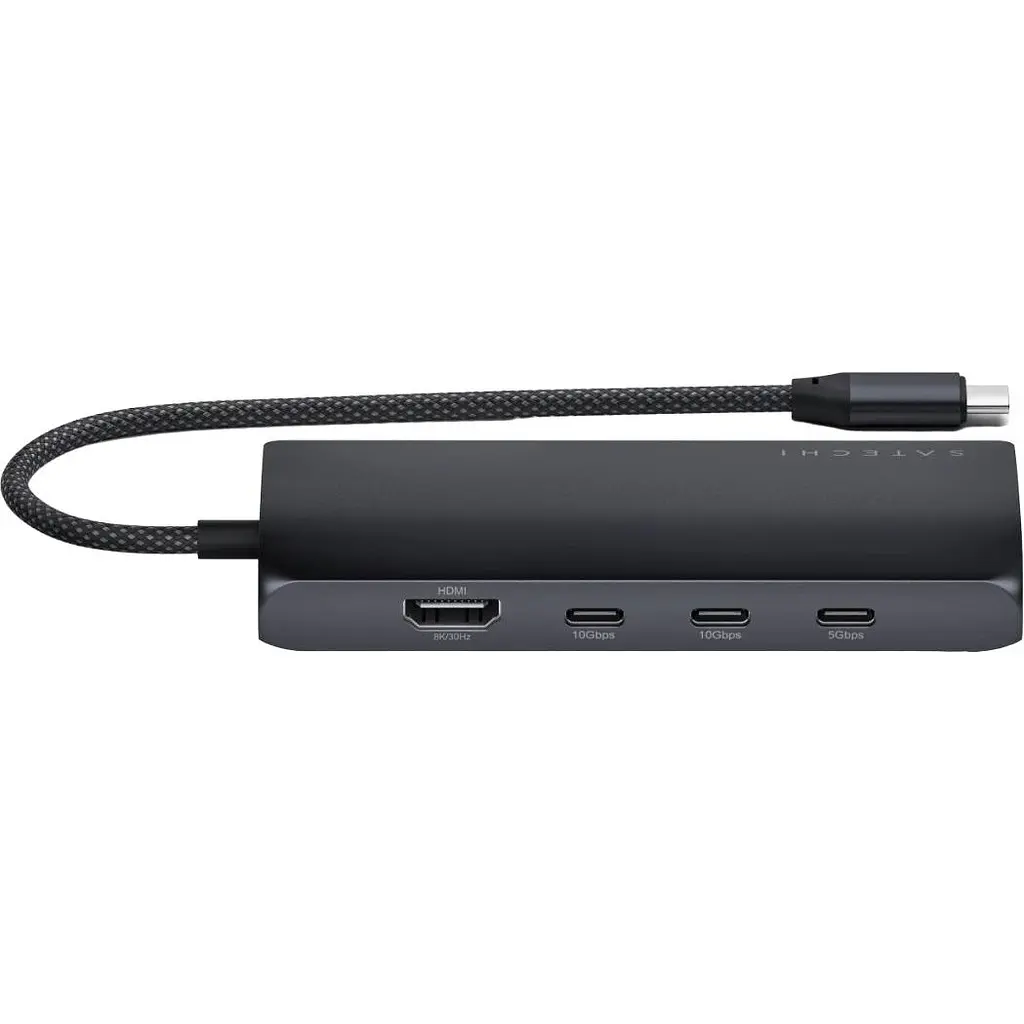 Адаптер Satechi USB-C Multiport Adapter 8K with Ethernet V3 Midnight (ST-P8KED) - фото 4