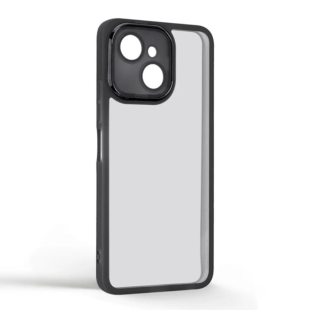 Защитный чехол для TECNO Spark 40C 4G, Shade, черный, TPU+PC, матовый, защита всего корпуса, панель-накладка, противоударный, с большими бортами, амортизирует удары при падениях, ArmorStandart (ARM87234) - фото 2