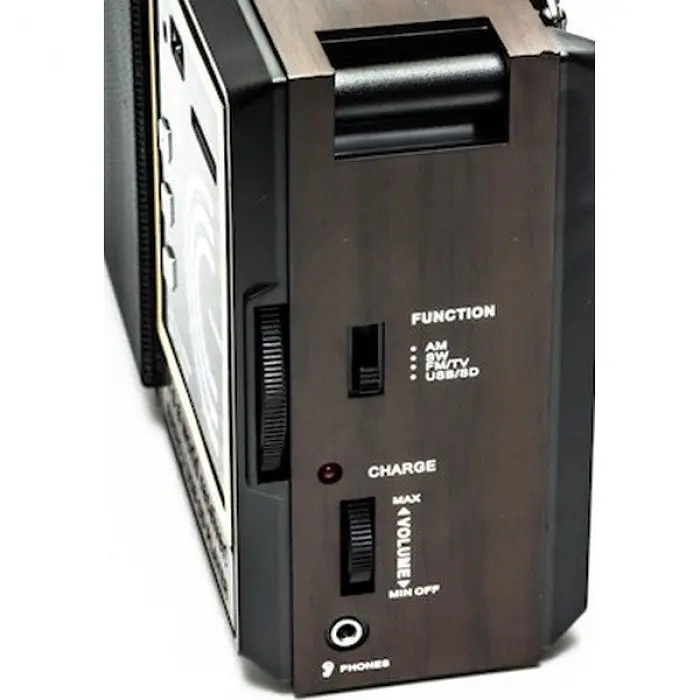 Переносной радио приемник на аккумуляторе GOLON RX-9922 UAR USB FM - фото 2