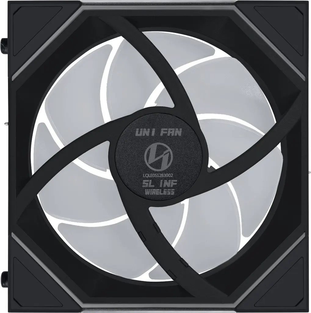 Вентилятор Lian Li Uni Fan SL-INF Wireless 120-3 Reverse Blade Black (G99.12RSLIN1W3B.00) - фото 7