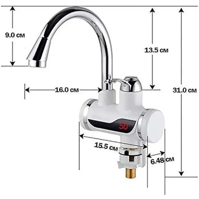 Проточный водонагреватель XPRO RX-002 (MER-13028) - фото 6