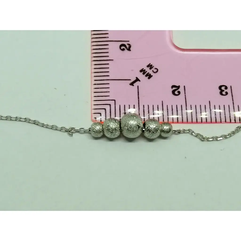 Серебряное колье Qvaliz Шарики. 908-01143 - фото 4