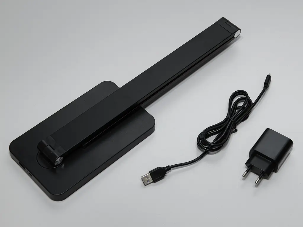 Світлодіодна настільна лампа з бездротовою зарядкою Diasha A855BK wireless charge - фото 5