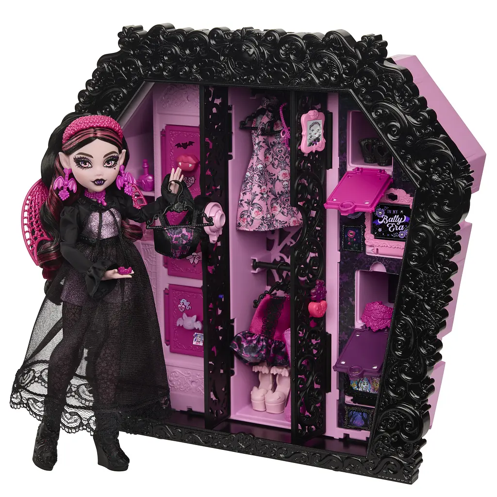 Ігровий набір з лялькою Monster High Дракулора Шафа жахо-образів (JMG63)