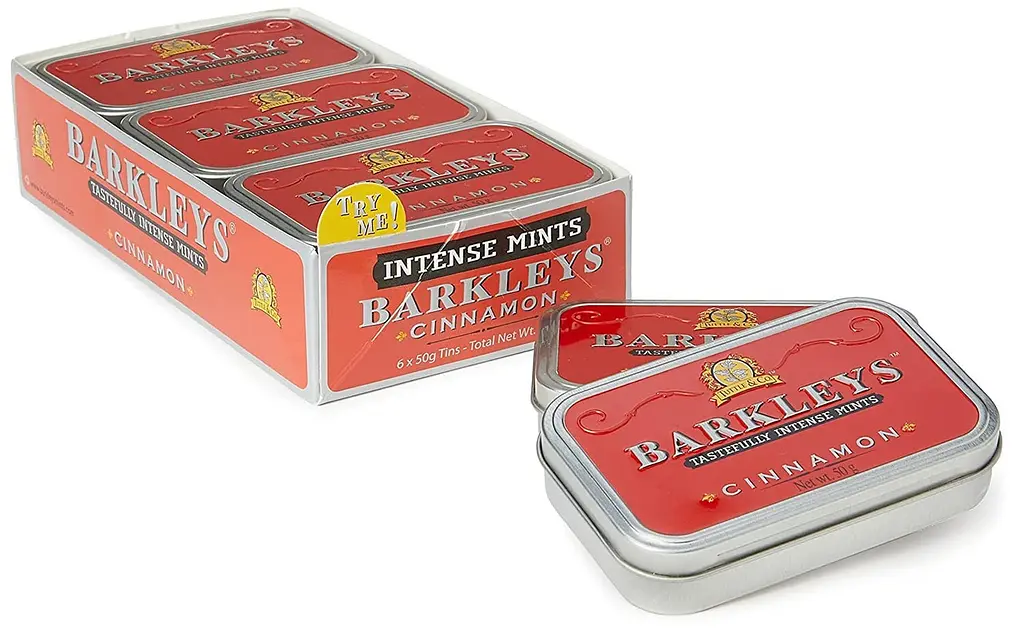 Драже Barkleys Tastefully Intense Mints Cinnamon 50 g - фото 5